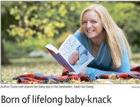 Leader Newspaper Article about Save Our Sleep, Tizzie's New Book