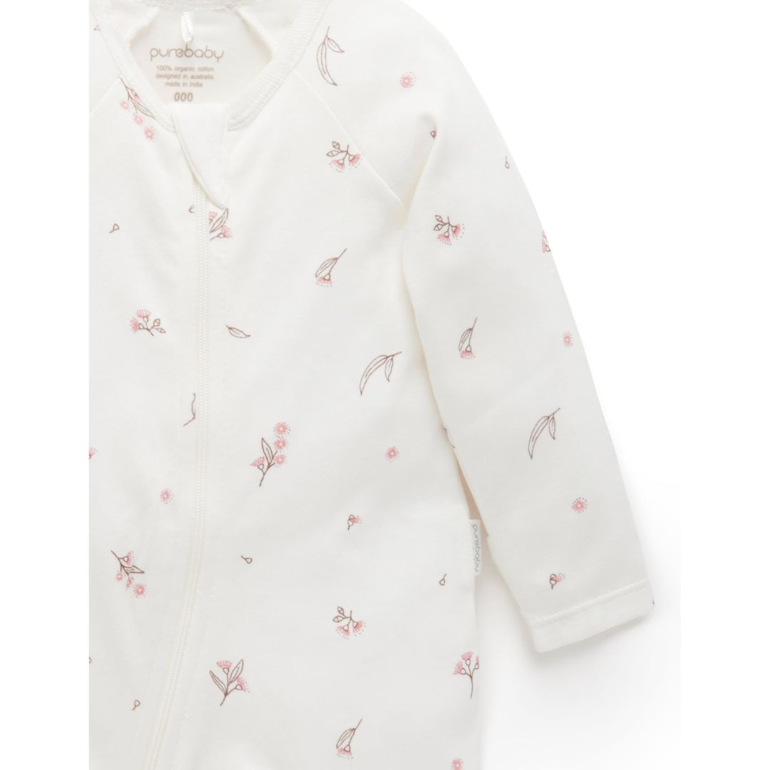 Purebaby Zip Babygro 2 pack - Image 17