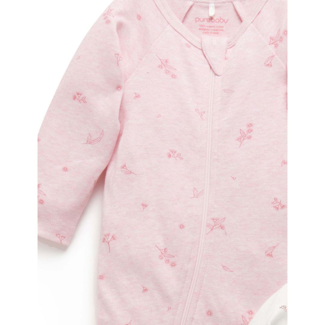 Purebaby Zip Babygro 2 pack - Image 18