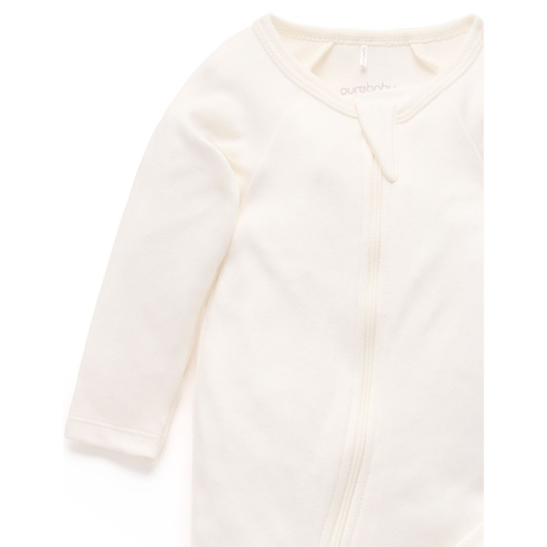 Purebaby Zip Babygro 2 pack - Image 22