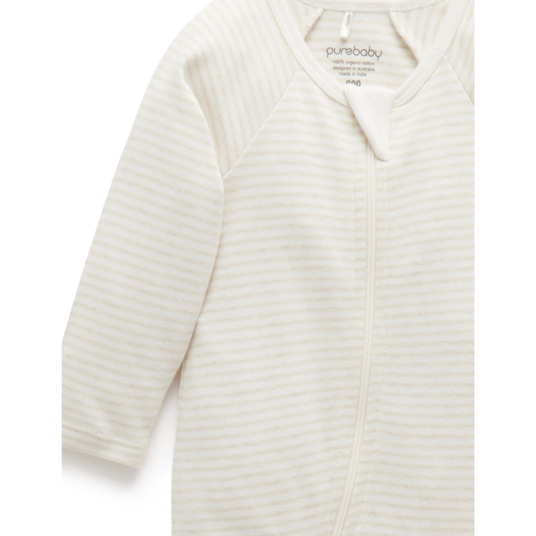 Purebaby Zip Babygro 2 pack - Image 13