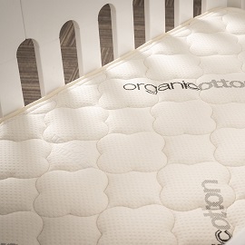 Mattress to fit Bloom Papa | Leander Luna and Linea | Babyhood Mali | Babyrest Bailey Compact, Gaia Baby Hera and more (Organic cover)* 1200 x 600 - Image 2